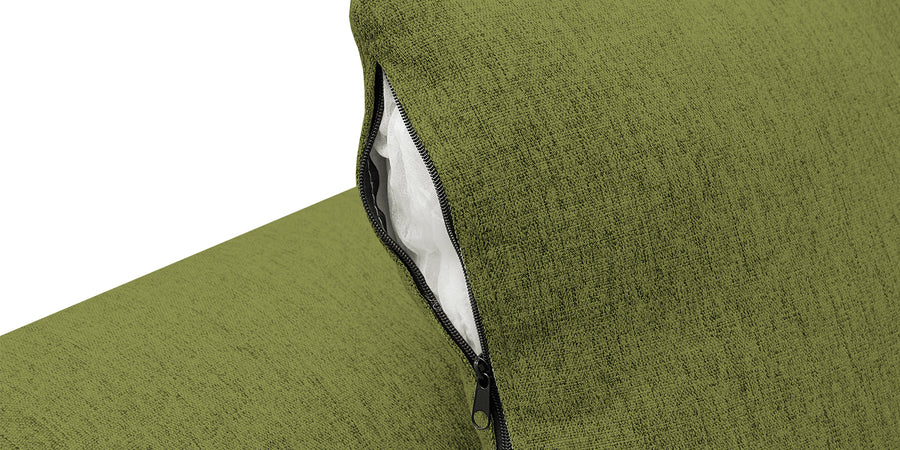 Bony Fabric 3 Seater Convertible Sofa Cum Bed In Lime Green Colour - Febonic Living