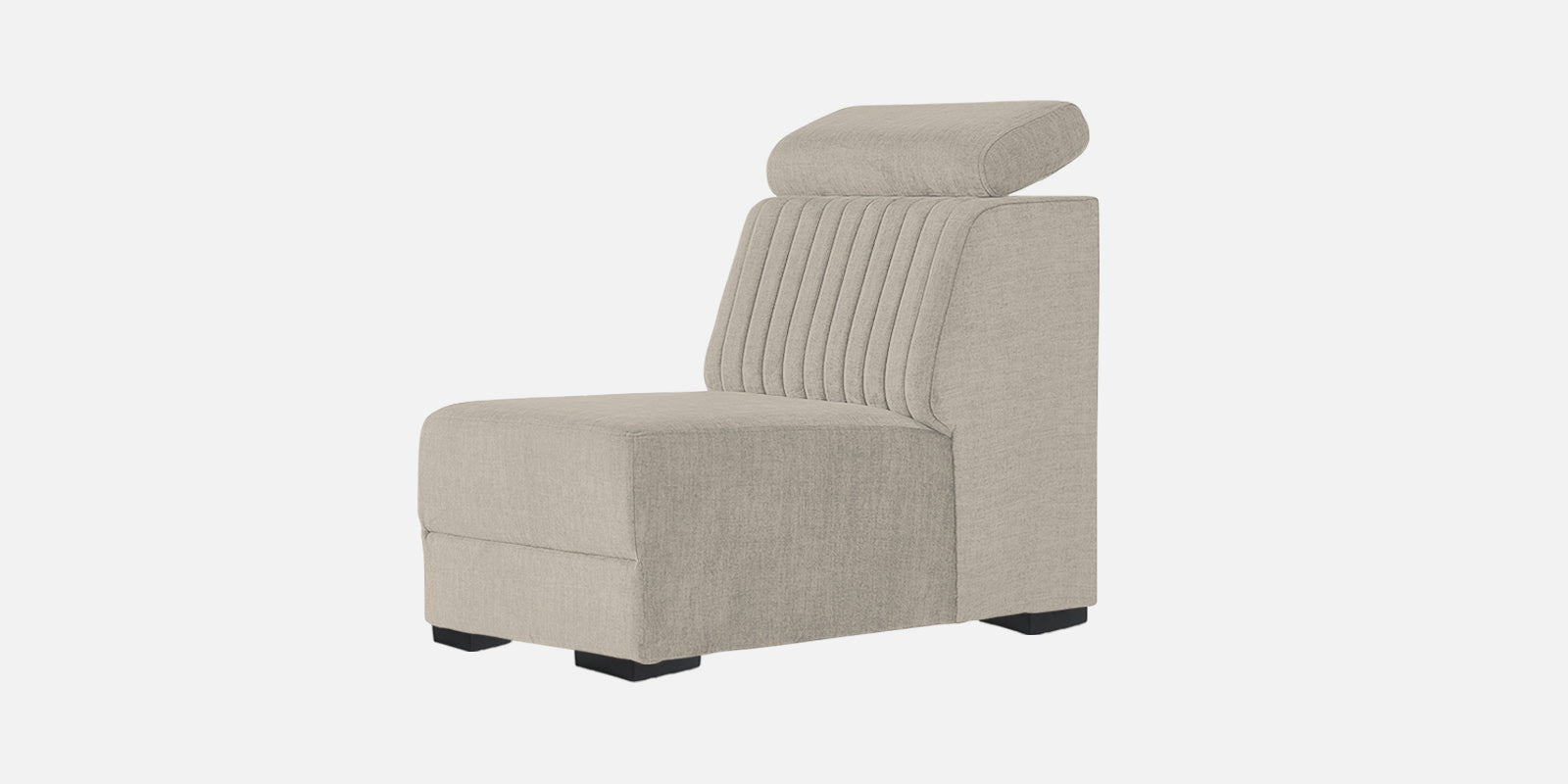 Draco Fabric 6 Seater Corner Sofa In Ash Grey Colour - Febonic Living