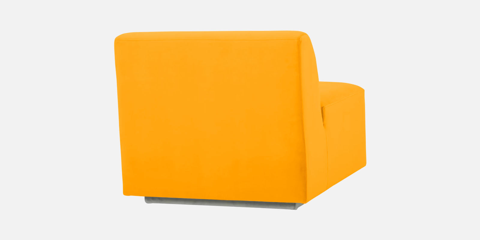 Bufa Velvet 3 Seater Sofa in Saffron yellow Colour