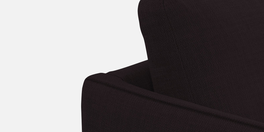 Piku Fabric Lhs Sectional Sofa 3 Lounger In Cara Brown Colour - Febonic Living