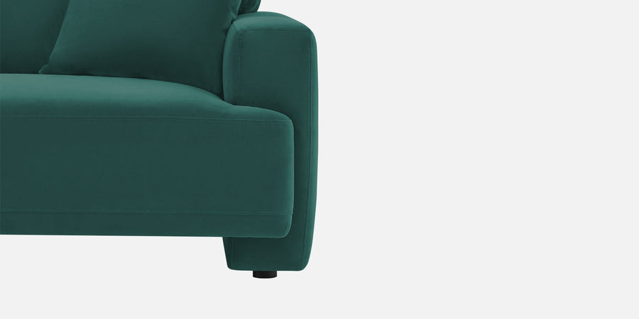 Kosta Velvet 3 Seater Sofa In Pine Green Colour - Febonic Living