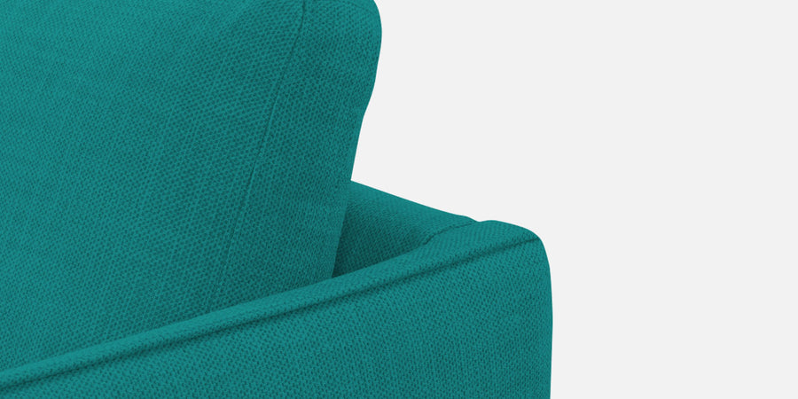 Piku Fabric Rhs Sectional Sofa 3 Lounger In Sea Green Colour - Febonic Living