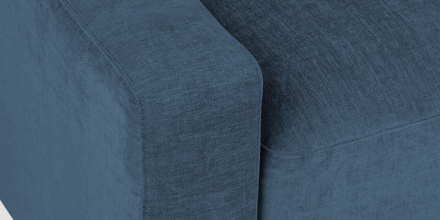 Dara Fabric 3 Seater Sofa In Light Blue Colour - Febonic Living