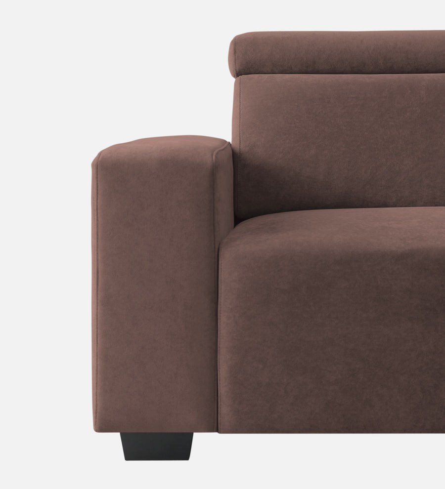 Hiro Fabric 1 Seater Sofa In Berry Wine Colour - Febonic Living