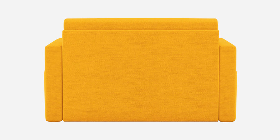 River Fabric 2 Seater Pull Out Sofa Cum Bed In Bold Yellow Colour - Febonic Living