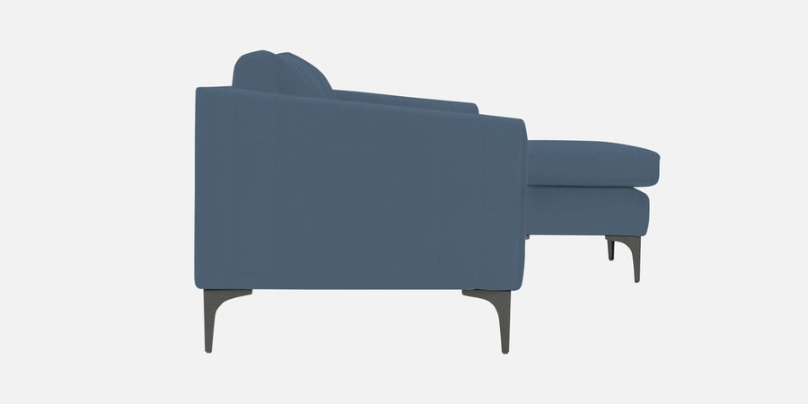 Haru Fabric Lhs Sectional Sofa 2 Lounger In Oxford Blue Colour - Febonic Living