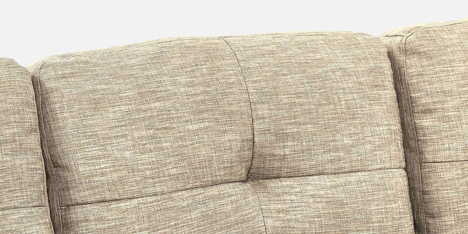 Jody Fabric 3 Seater Pull Out Sofa Cum Bed In Ivory Beige Colour