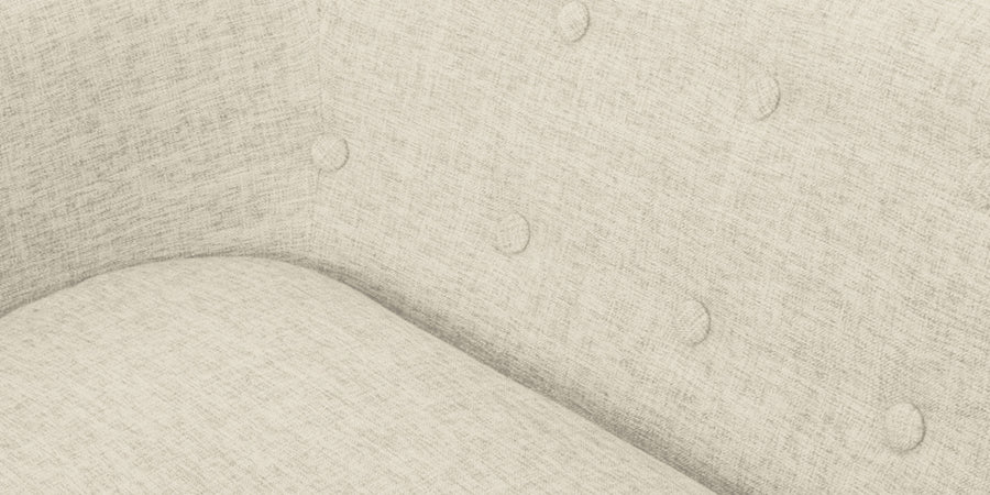 Casper Fabric 2 Seater Sofa In Ivory Cream Colour - Febonic Living