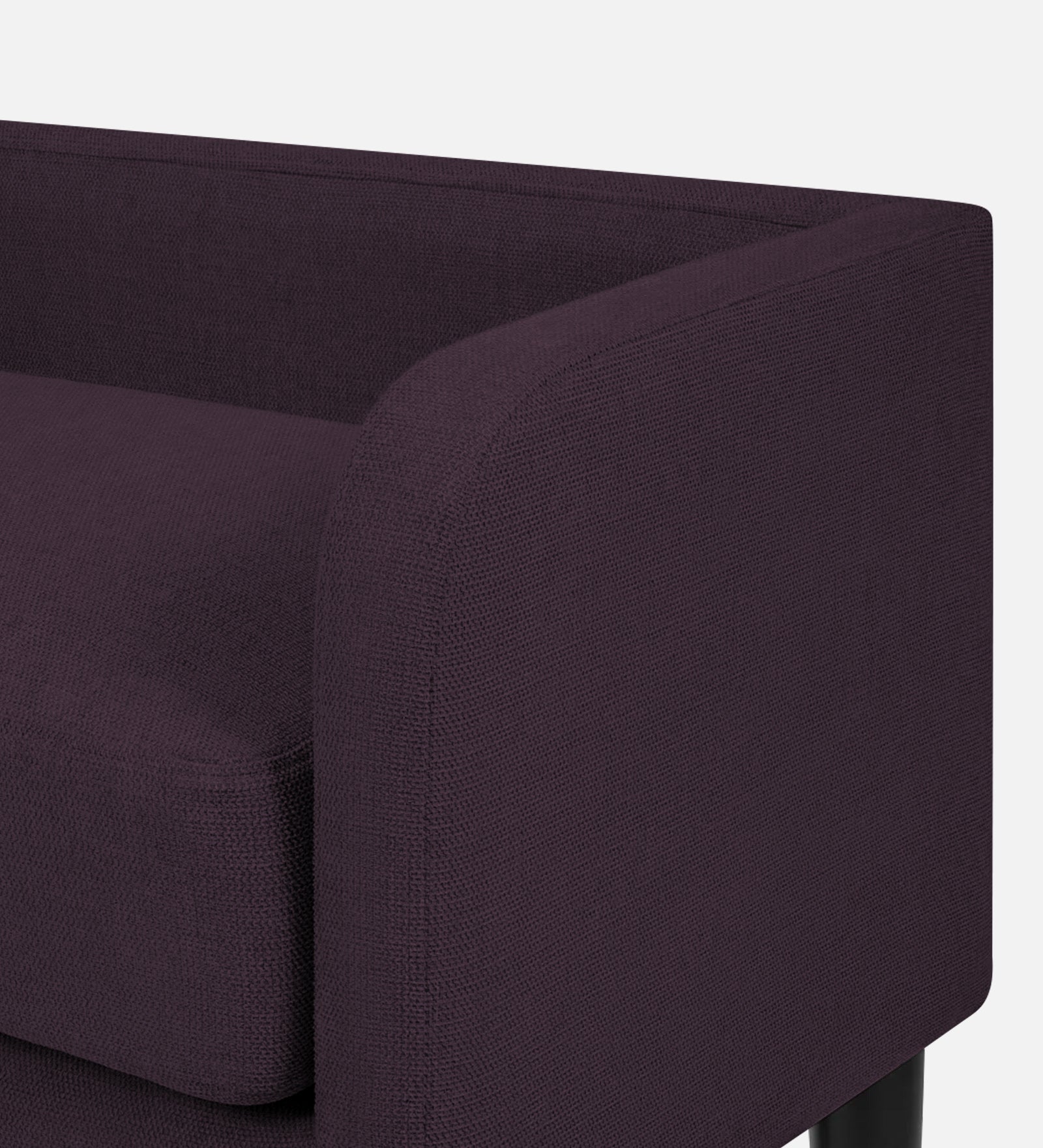 Maya Fabric Bench In Greek Purple Colour