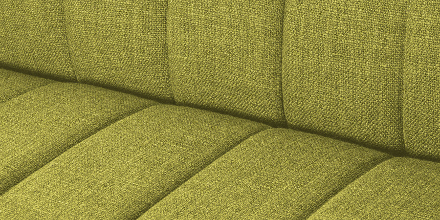 Lara Fabric 2 Seater Sofa In Parrot Green Colour - Febonic Living