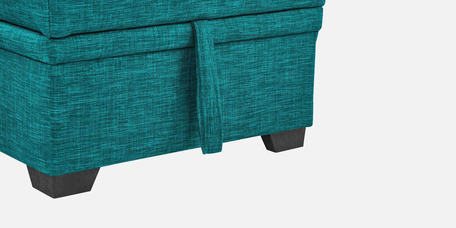 Jody Fabric 3 Seater Pull Out Sofa Cum Bed In Sea Green Colour