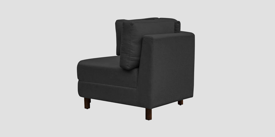 Betty Fabric 6 Seater Lhs Corner Sofa In Stone Grey Colour - Febonic Living