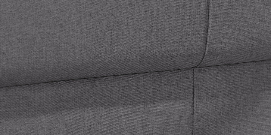 Devo Fabric 3 Seater Sofa In Sudo Grey Colour - Febonic Living
