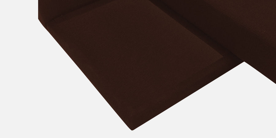 Ira Fabric Lhs 6 Seater Convertible Sofa Cum Bed In Coffee Brown Colour - Febonic Living