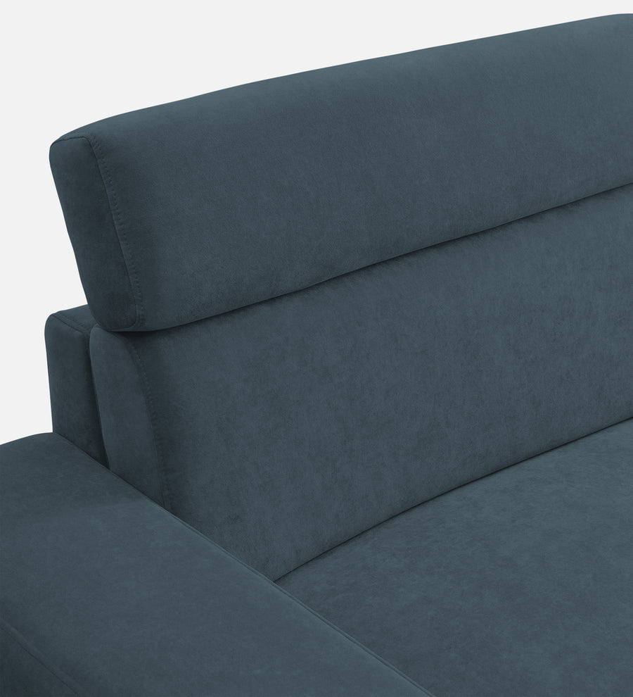 Hiro Fabric 1 Seater Sofa In Cobalt Blue Colour - Febonic Living