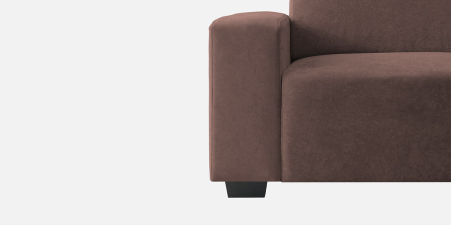 Hiro Fabric 3 Seater Sofa In Berry Wine Colour - Febonic Living