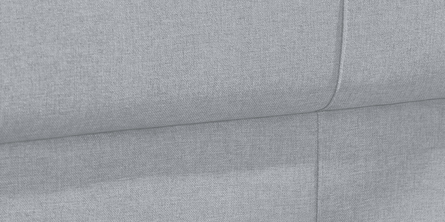 Devo Fabric 3 Seater Sofa In Coin Grey Colour - Febonic Living