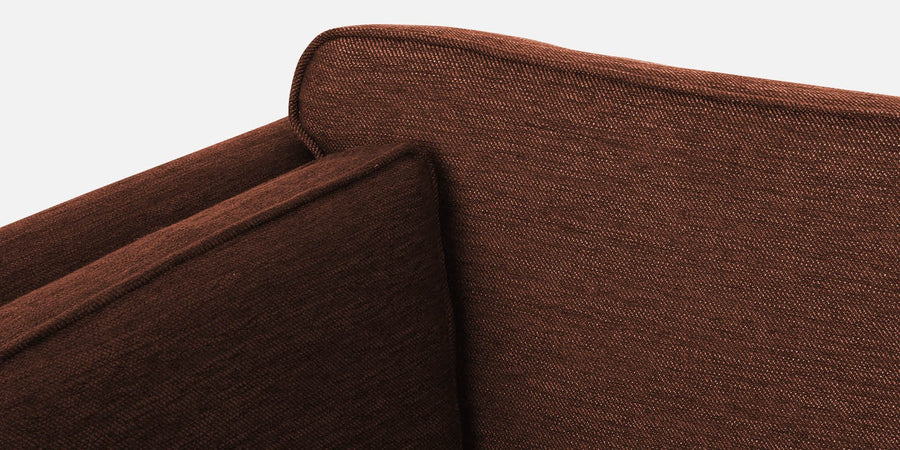 Nigar Fabric 2 Seater Sofa In Coffee Brown Colour - Febonic Living