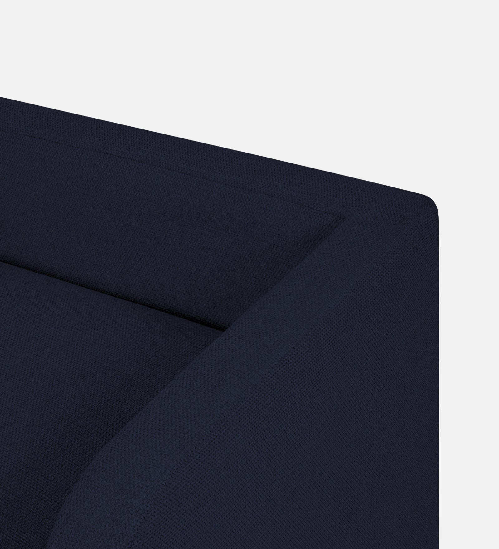 Maya Fabric Bench In Royal Blue Colour