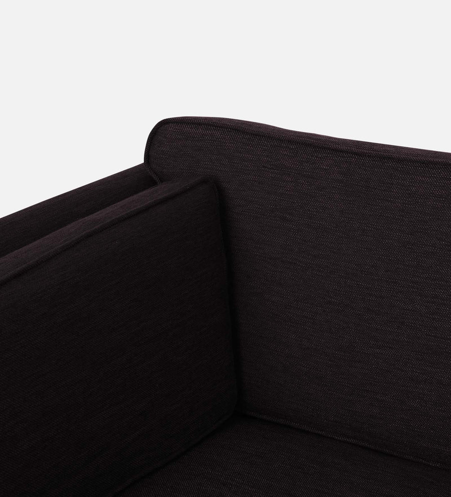Nigar Fabric 1 Seater Sofa In Cara Brown Colour - Febonic Living