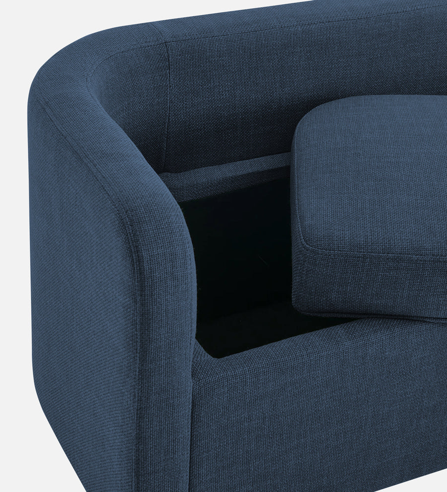 Cooper Fabric Storage Bench In Light Blue Colour - Febonic Living