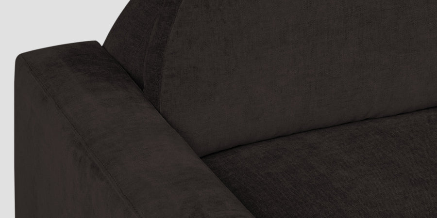 Dara Fabric 2 Seater Sofa In Cara Brown Colour - Febonic Living