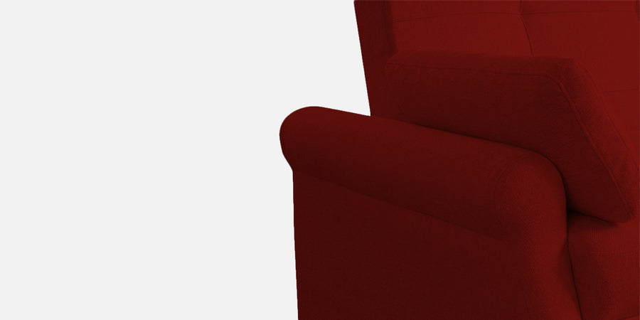 Fornia Fabric 2 Seater Pull Out Sofa Cum Bed In Blood Maroon Colour - Febonic Living