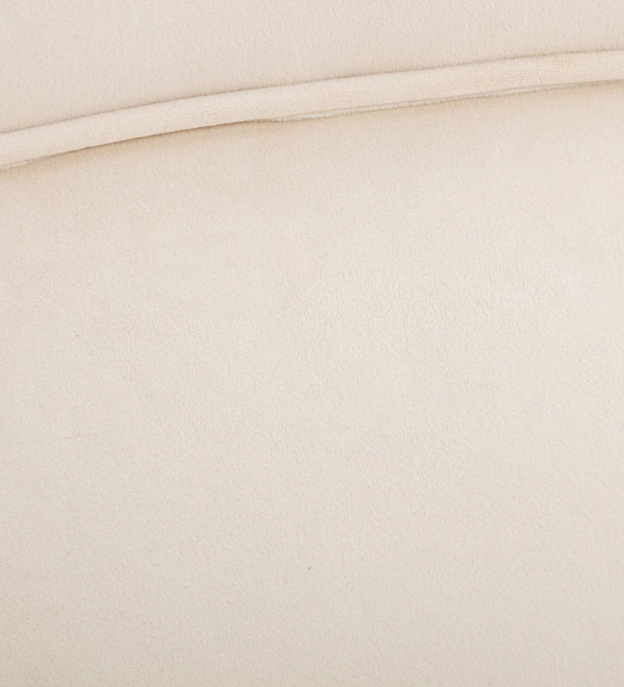 Boomer Velvet Swivel Chair In Camel Beige Colour - Febonic Living