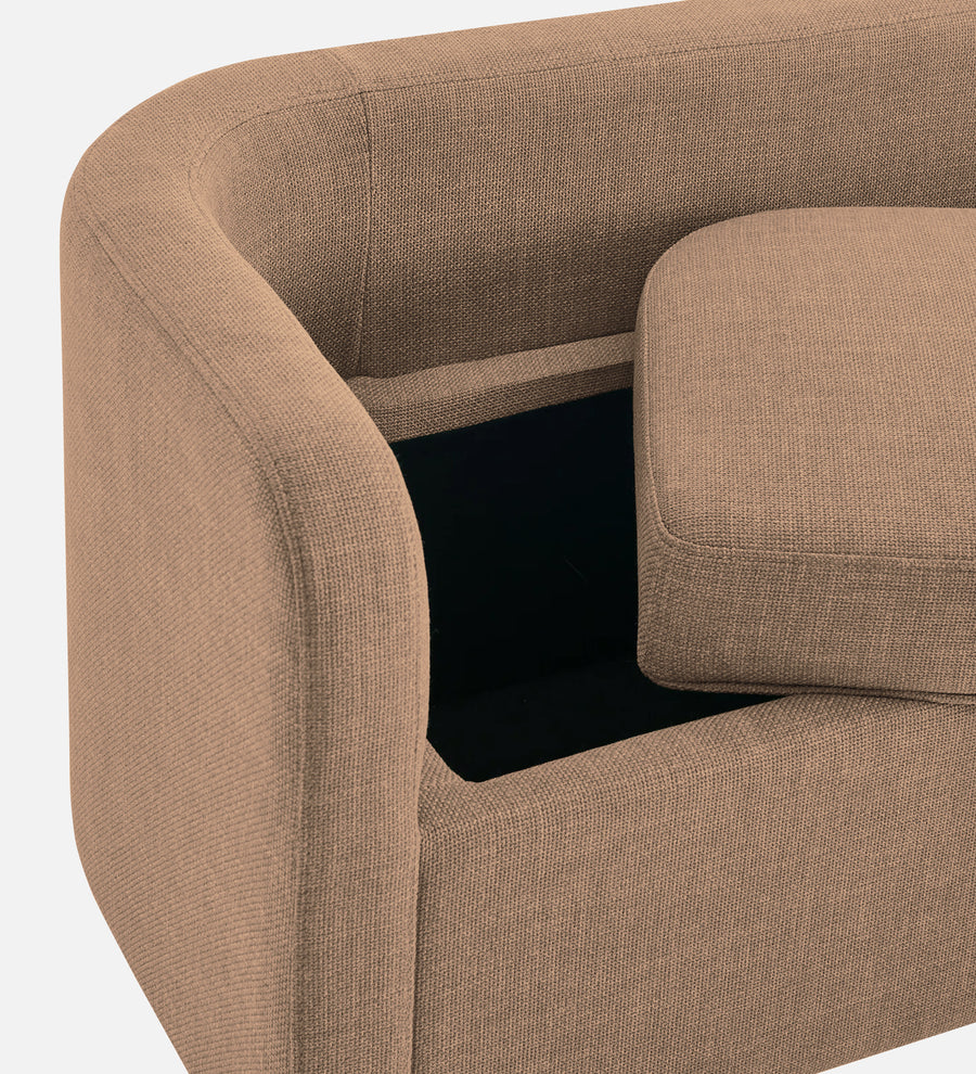 Cooper Fabric Storage Bench In Cosmic Beige Colour - Febonic Living