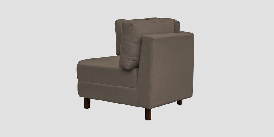 Betty Fabric 6 Seater Lhs Corner Sofa In Hazel Beige Colour - Febonic Living