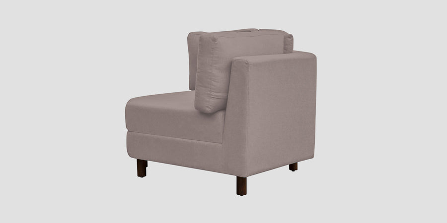 Betty Fabric 6 Seater Lhs Corner Sofa In Almond Beige Colour - Febonic Living