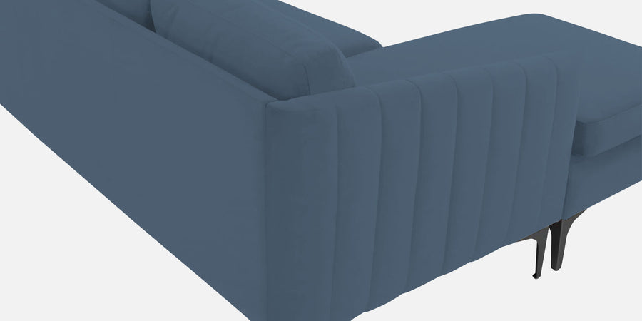 Haru Fabric Rhs Sectional Sofa 2 Lounger In Oxford Blue Colour - Febonic Living