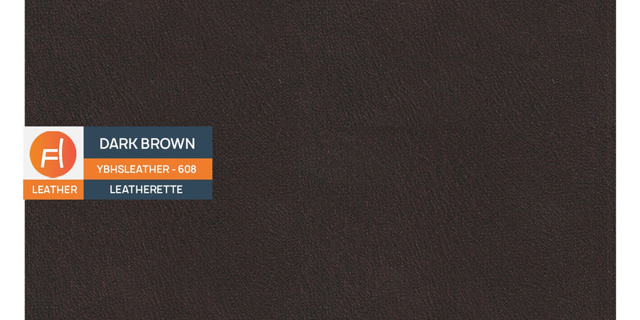 Baley Leatherette 2 Seater Sofa In Dark Brown Colour - Febonic Living