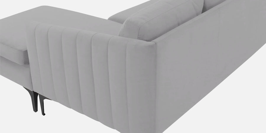 Haru Fabric Lhs Sectional Sofa 2 Lounger In Concrete Grey Colour - Febonic Living