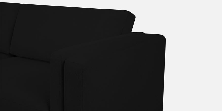 Jasper Velvet 2 Seater Sofa In Adam Black Colour - Febonic Living