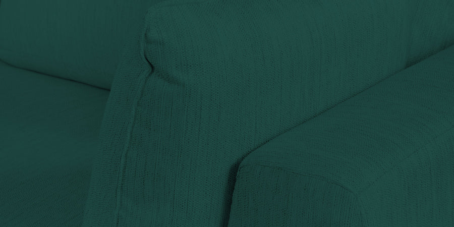 Ziggy Fabric Lhs Sectional Sofa 3 Lounger In Sage Green Colour - Febonic Living