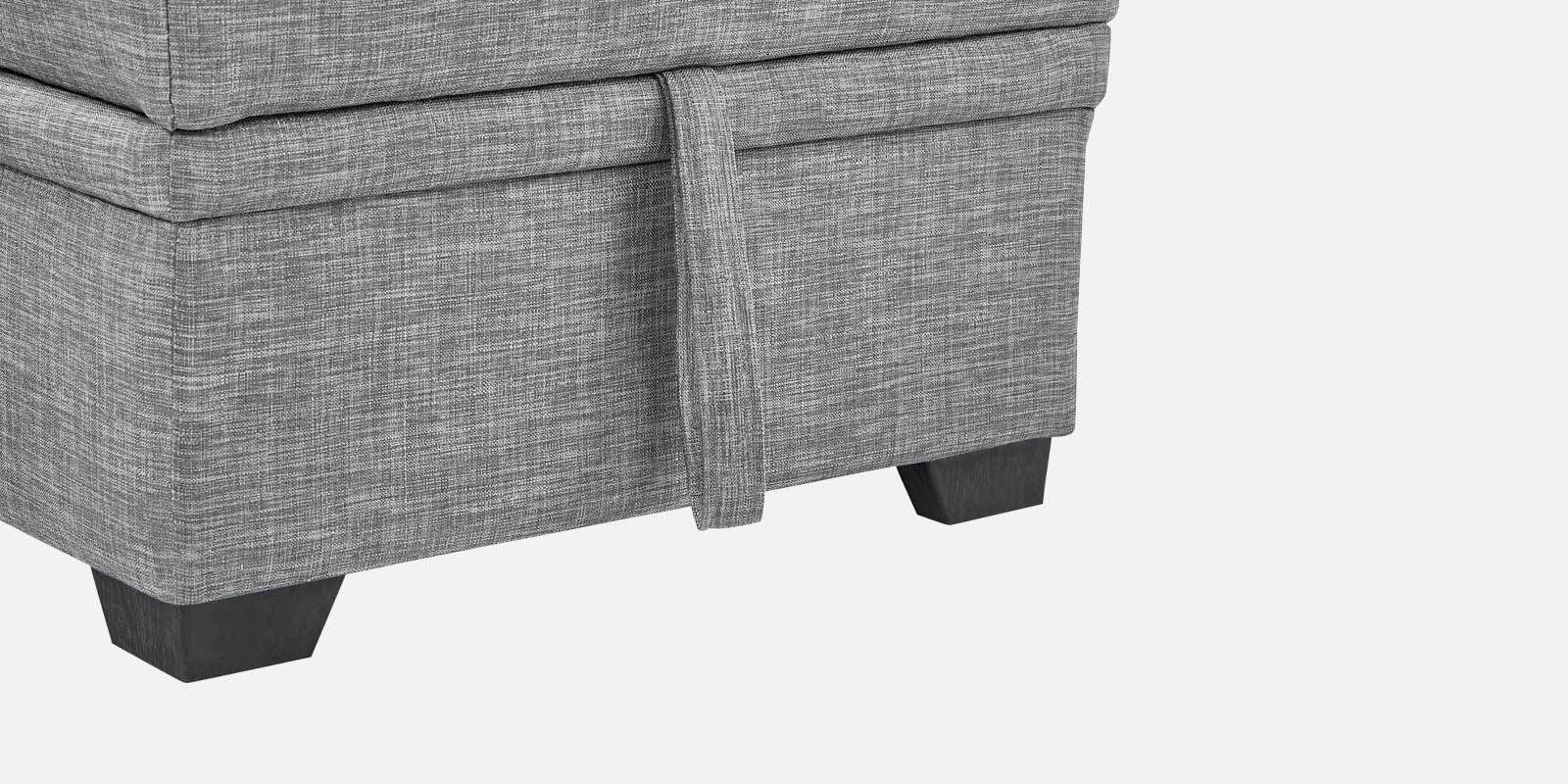 Jody Fabric 3 Seater Pull Out Sofa Cum Bed In Lit Grey Colour