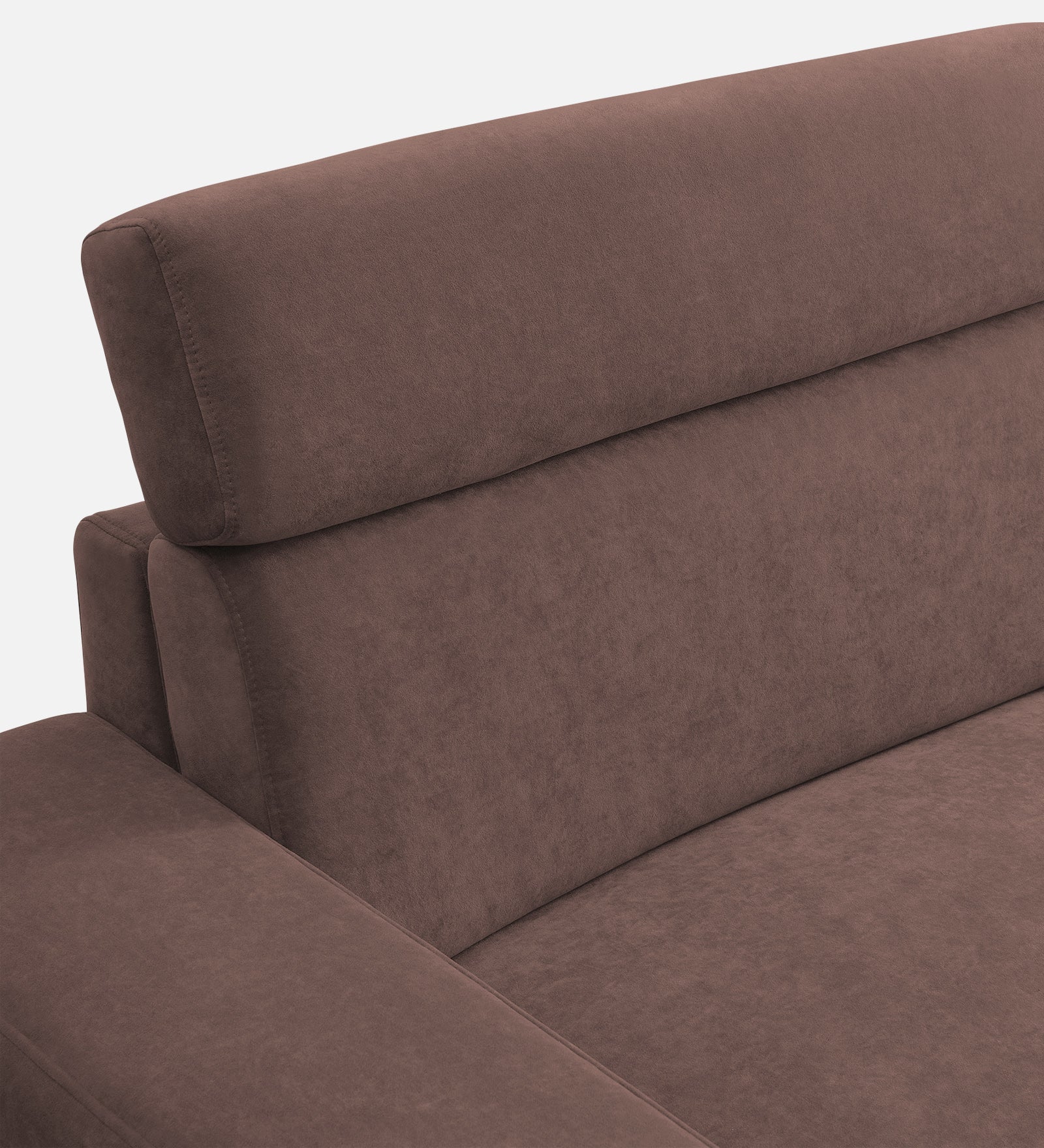 Hiro Fabric 1 Seater Sofa In  Berry Wine Colour - Febonic Living