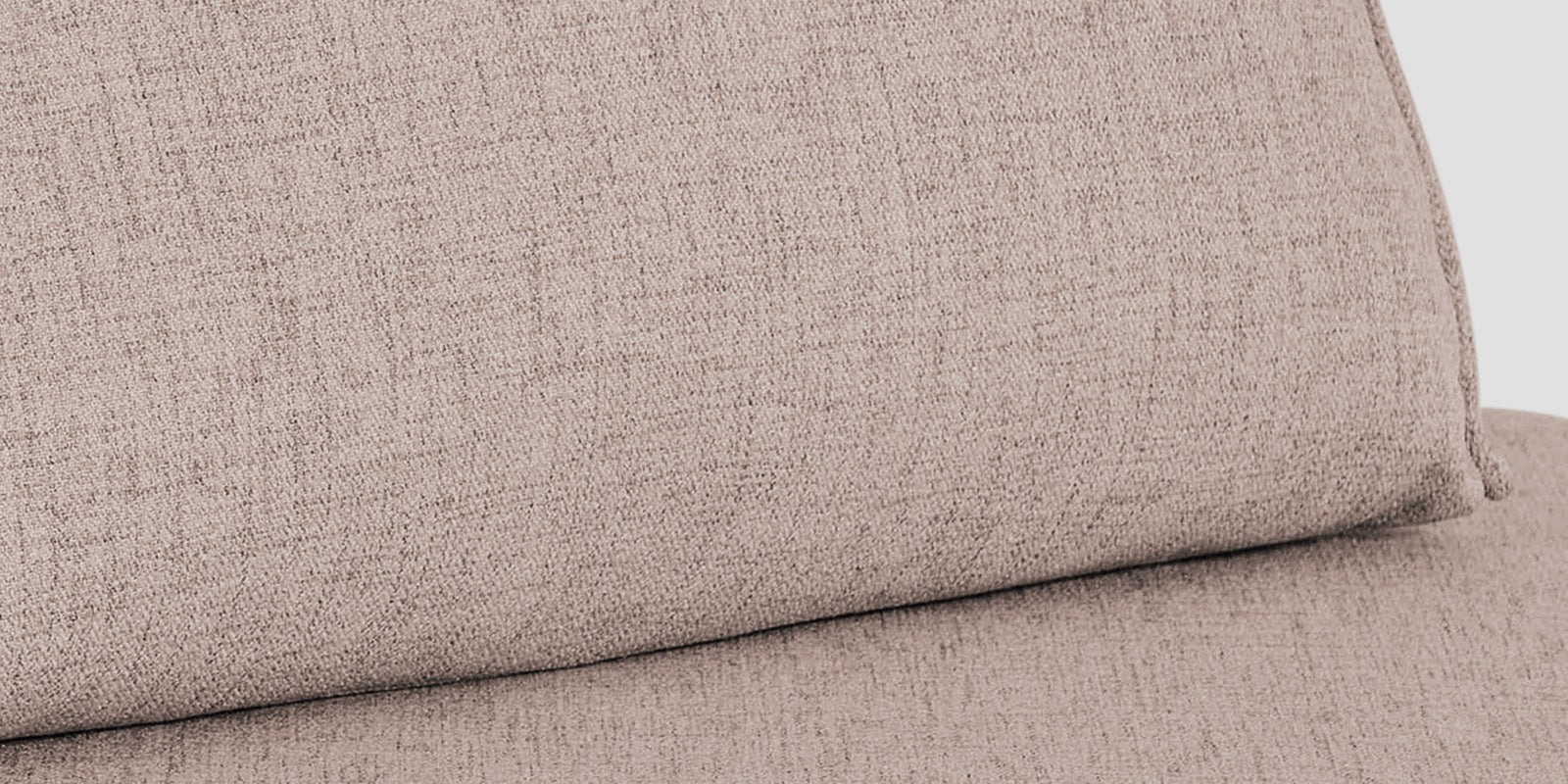 Hiver Fabric Day Bed Sofa In Kadhi Beige Colour With Back Rest - Febonic Living