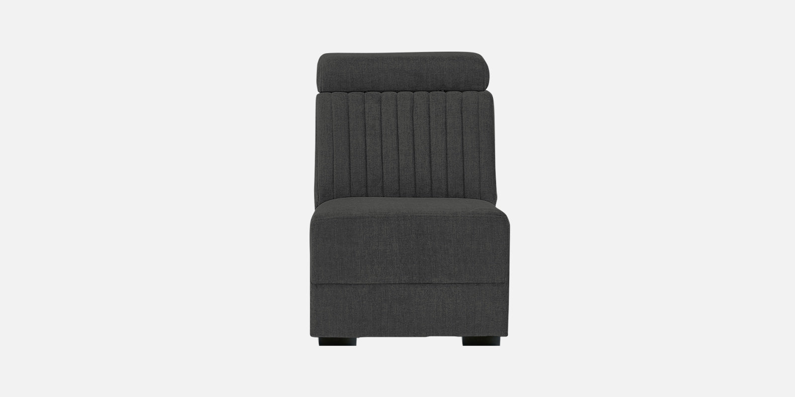 Draco Fabric 6 Seater Corner Sofa In Charcoal Grey Colour - Febonic Living
