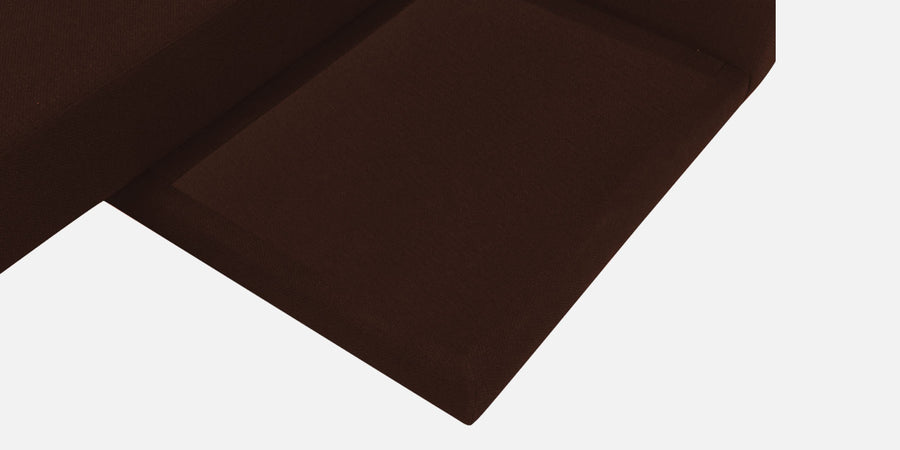Ira Fabric Rhs 6 Seater Convertible Sofa Cum Bed In Coffee Brown Colour - Febonic Living