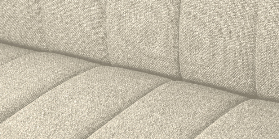 Lara Fabric 2 Seater Sofa In Ivory Cream Colour - Febonic Living