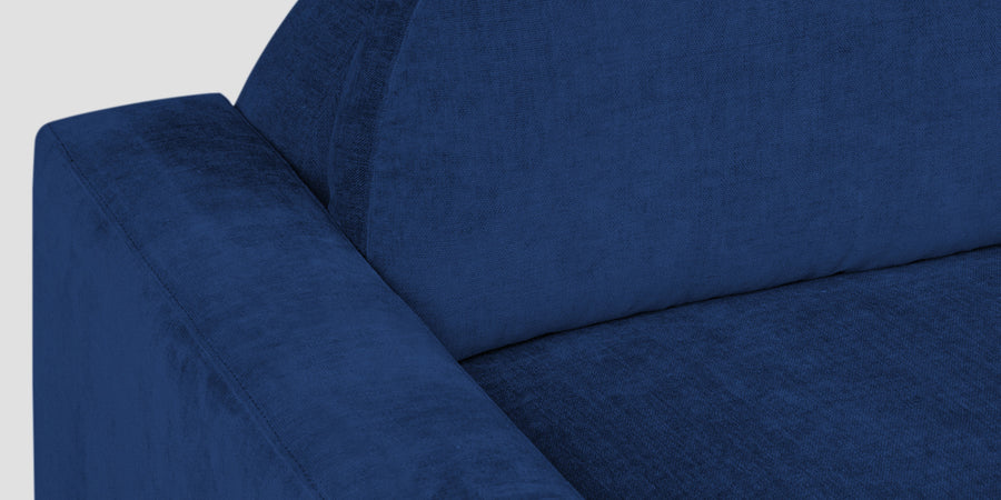 Dara Fabric 3 Seater Sofa In Royal Blue Colour - Febonic Living