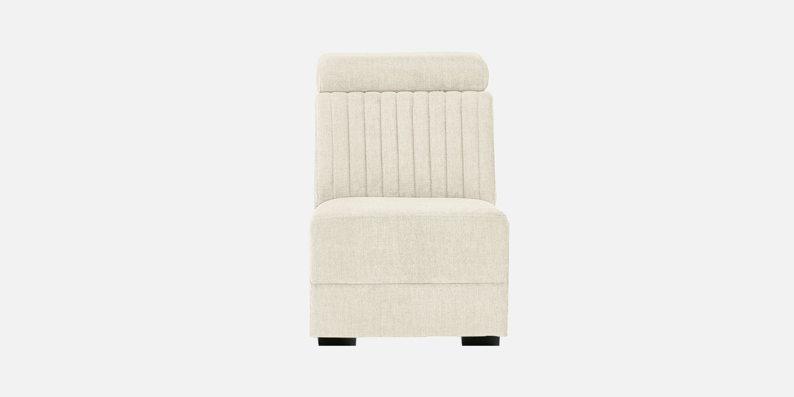 Draco Fabric 6 Seater Corner Sofa In Ivory Cream Colour - Febonic Living