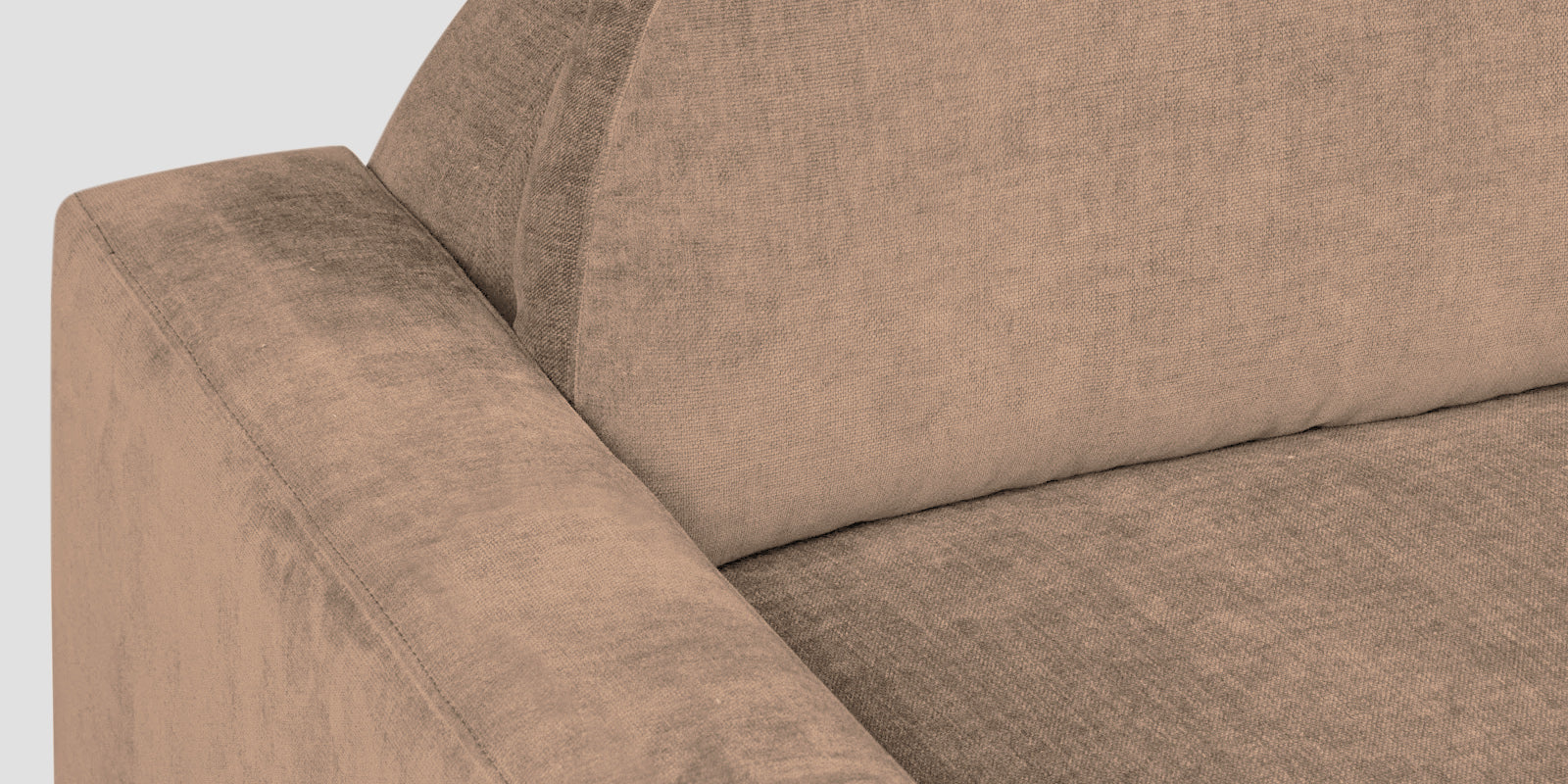 Dara Fabric 2 Seater Sofa In Cookie Beige Colour