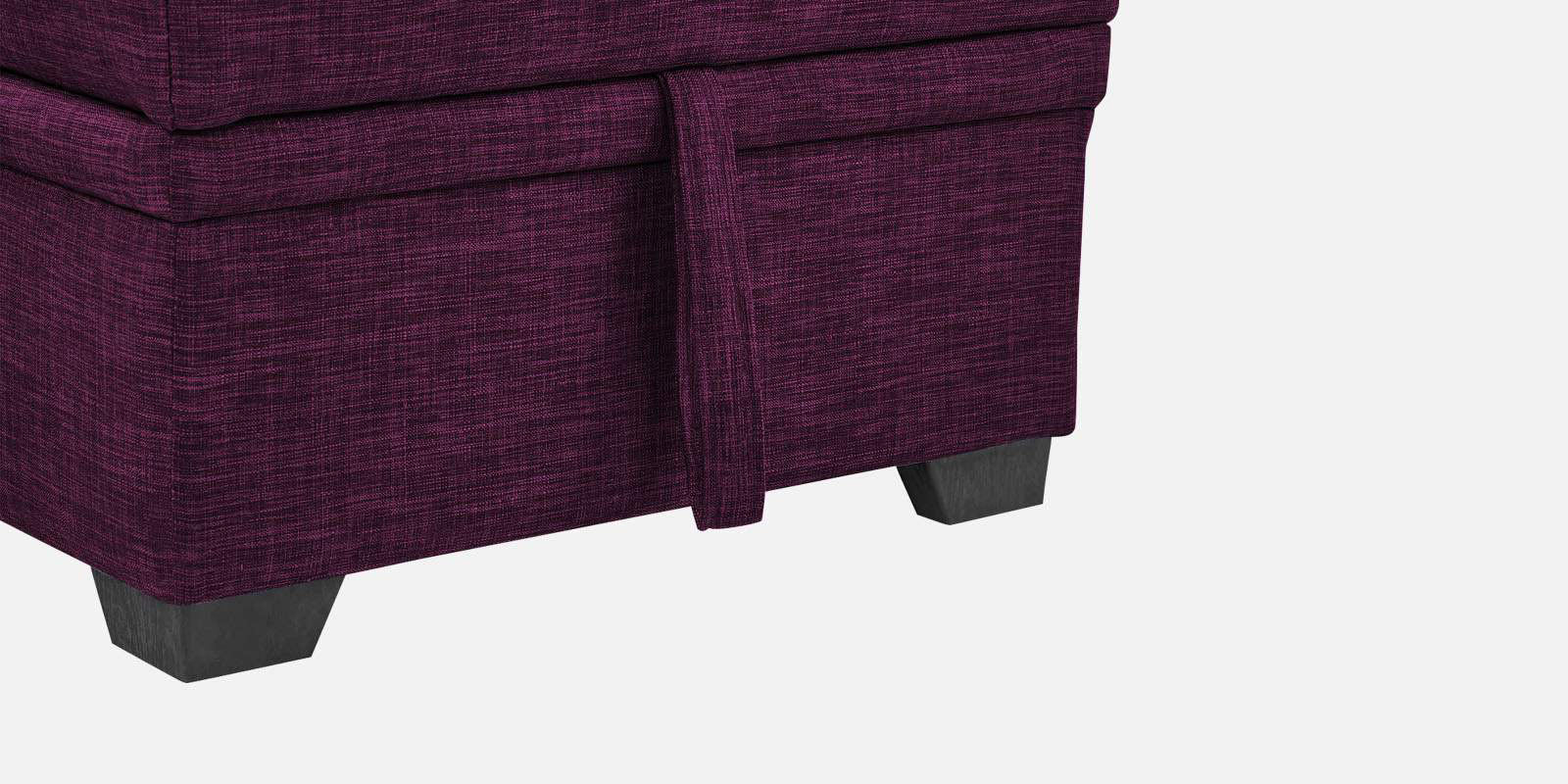 Jody Fabric 3 Seater Pull Out Sofa Cum Bed In Greek Purple Colour