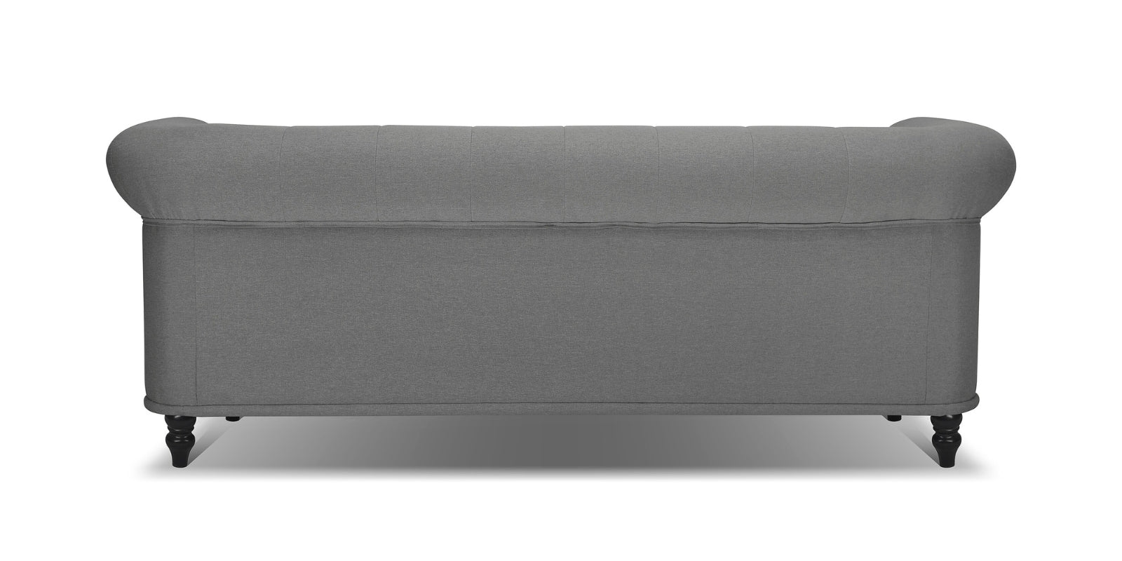 Rhino Fabric 3 Seater Sofa In Sudo Grey Colour