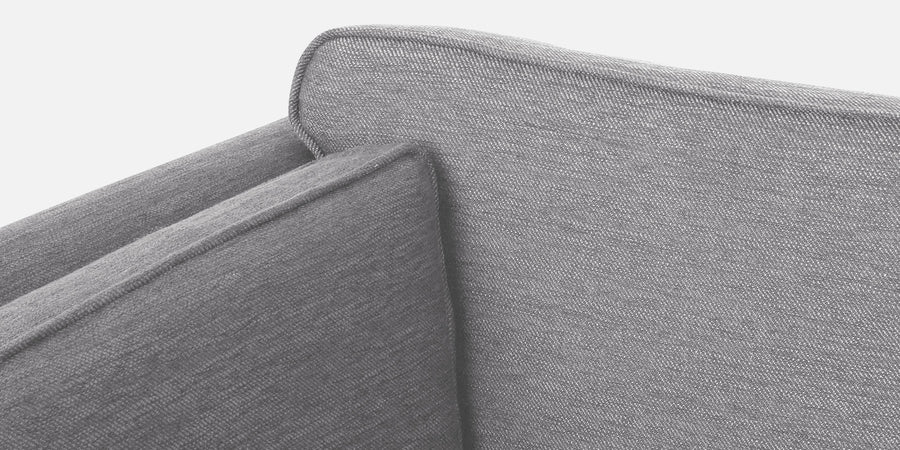 Nigar Fabric 2 Seater Sofa In Lit Grey Colour - Febonic Living