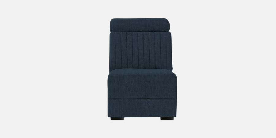 Draco Fabric 6 Seater Corner Sofa In Denim Blue Colour - Febonic Living