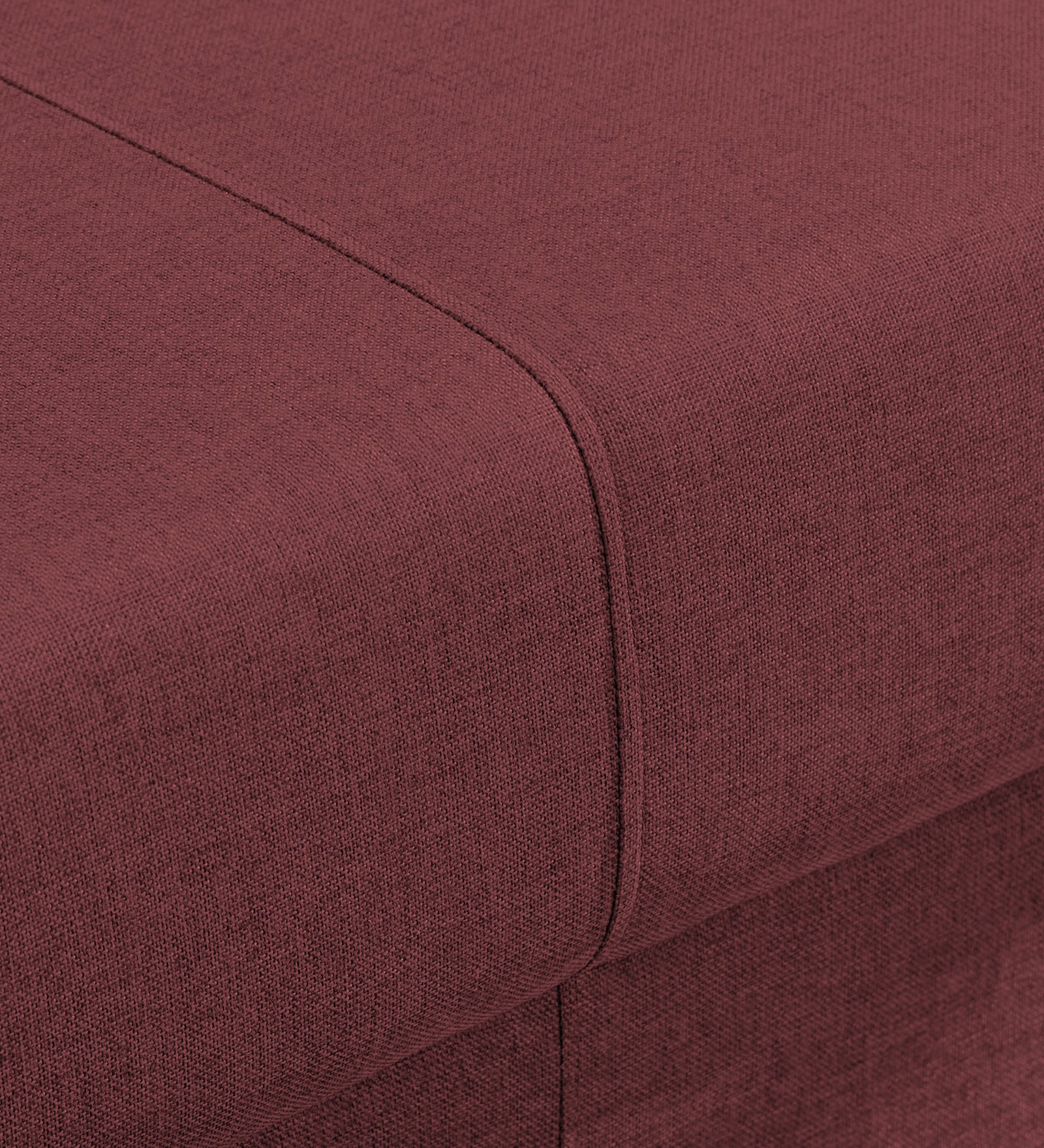 Devo Fabric 1 Seater Sofa In  Blaze Red Colour - Febonic Living